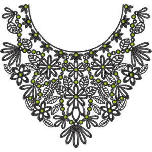 Beautiful Neck Embroidery Design
