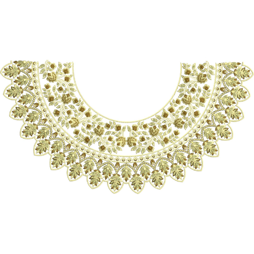 Neck Gala Embroidery Design
