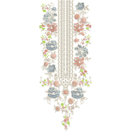 Neck Kurta Embroidery Design