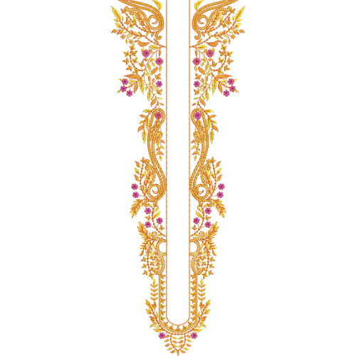 Neck Kurta Embroidery Design