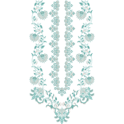 Beautiful Neck Embroidery Design