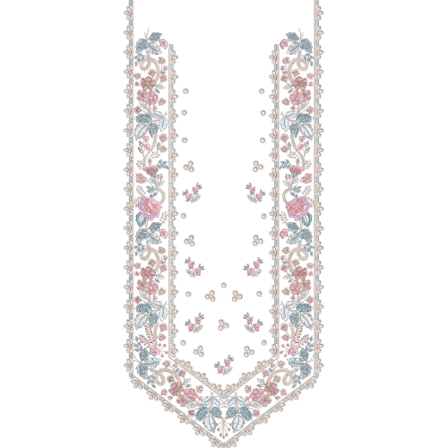 Neck Gala Embroidery Design