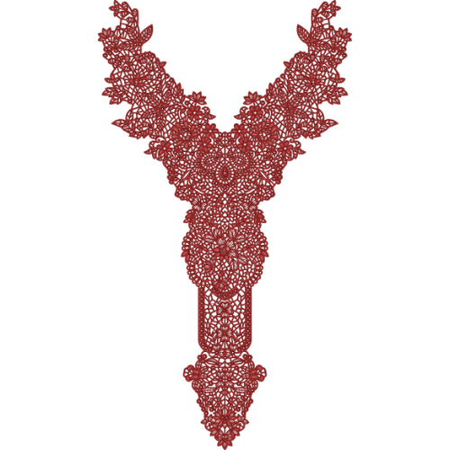 Neckline Embroidery Design
