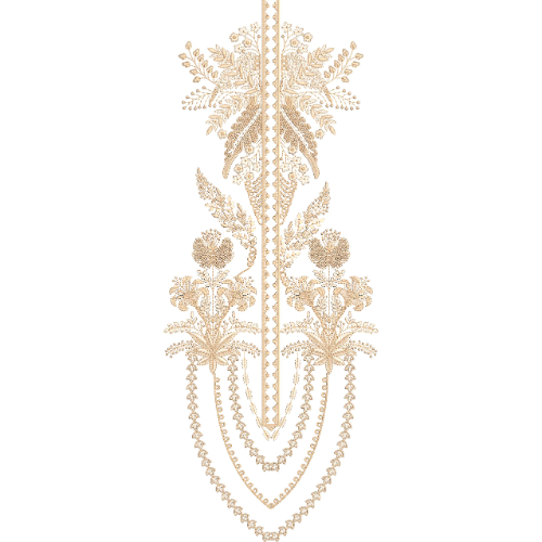Neck Kurta Embroidery Design