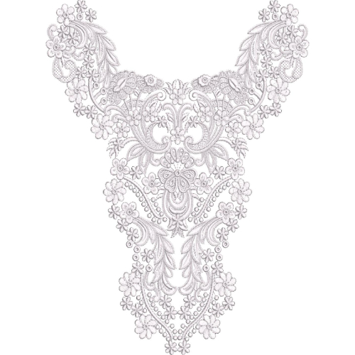Beautiful Neck Embroidery Design