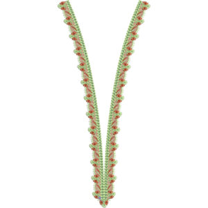 Neckline Embroidery Design