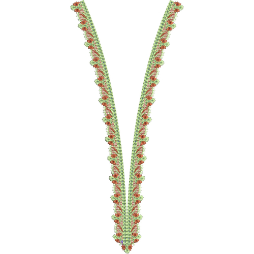 Neckline Embroidery Design