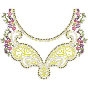 Simple Neck Embroidery Design