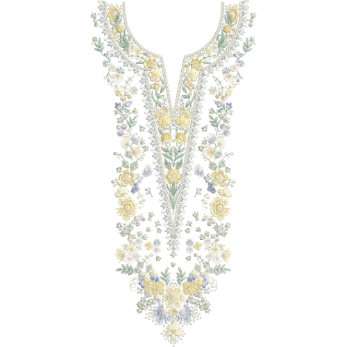 Neck Gala Embroidery Design