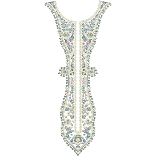 Neck Kurta Embroidery Design