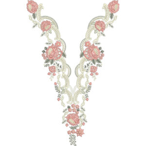 Beautiful Neck Embroidery Design