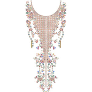 Neckline Embroidery Design