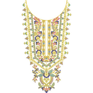 Beautiful Neck Embroidery Design