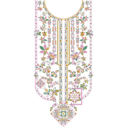 Simple Neck Embroidery Design
