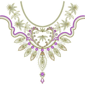 Neck Gala Embroidery Design