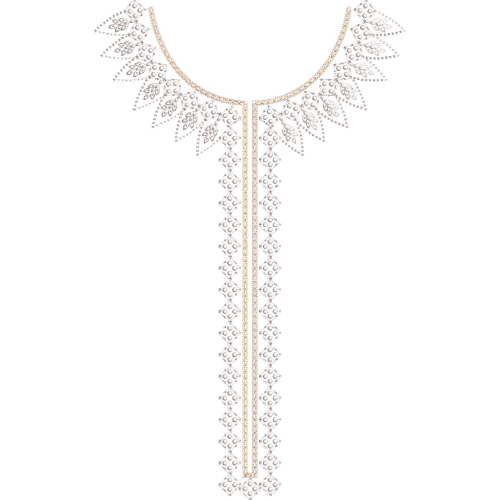 Neckline Embroidery Design