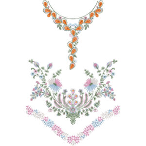 Neck Kurta Embroidery Design