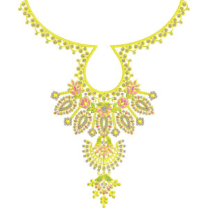 Neck Kurta Embroidery Design