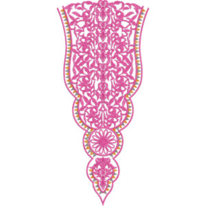 Neckline Embroidery Design