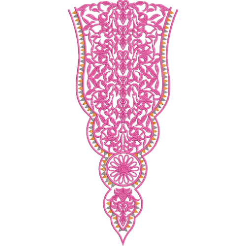 Neckline Embroidery Design