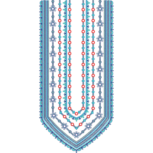 Neck Kurta Embroidery Design