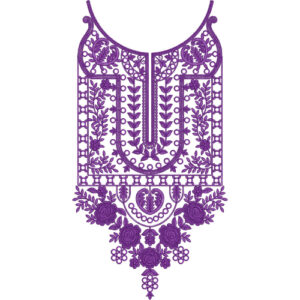 Simple Neck Embroidery Design