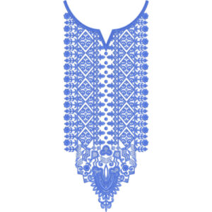 Unique Neck Embroidery Design