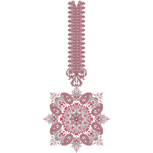 Neck Gala Embroidery Design