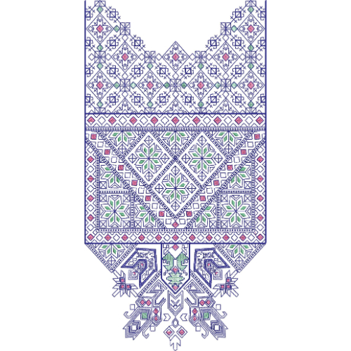 Beautiful Neck Embroidery Design