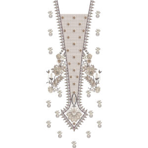 Neckline Embroidery Design