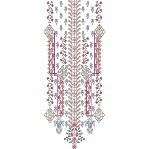 Neck Gala Embroidery Design