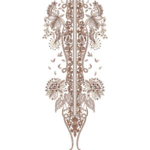 Unique Neck Embroidery Design