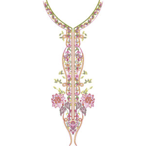 Beautiful Neck Embroidery Design