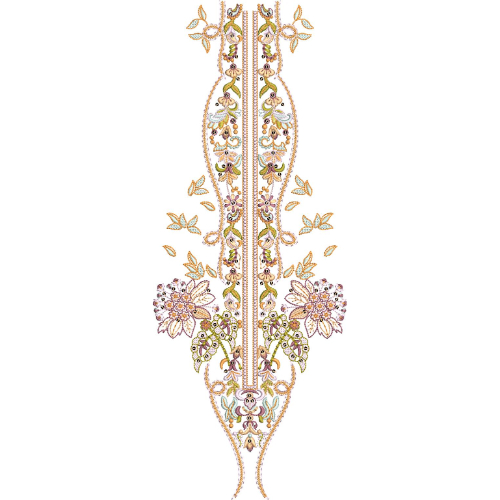 Simple Neck Embroidery Design
