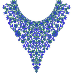 Unique Neck Embroidery Design