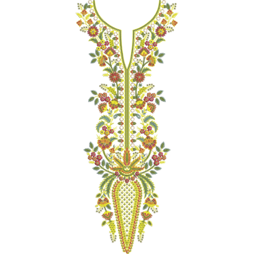 Neck Gala Embroidery Design