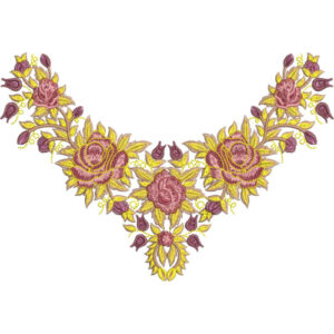 Neck Kurta Embroidery Design