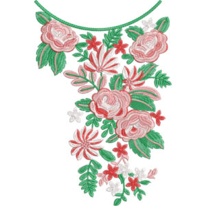 Beautiful Neck Embroidery Design
