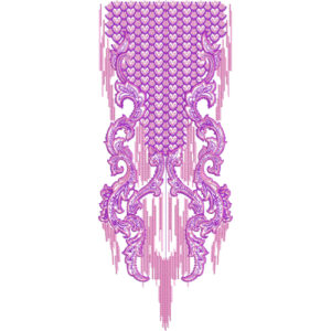 Unique Neck Embroidery Design