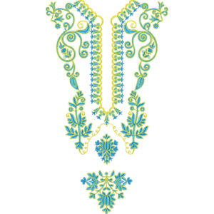 Neck Gala Embroidery Design