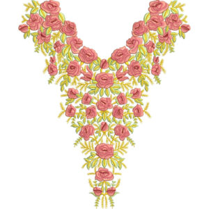 Simple Neck Embroidery Design