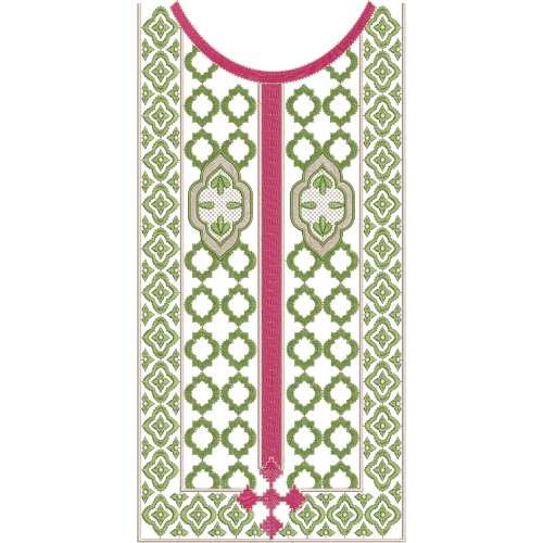 Unique Neck Embroidery Design