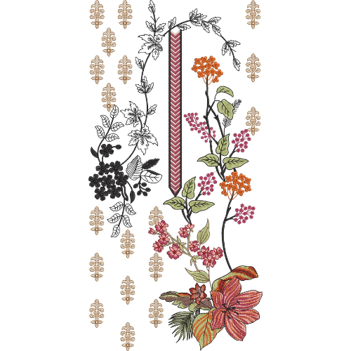 Neck Kurta Embroidery Design