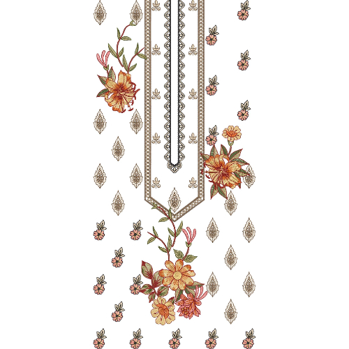 Beautiful Neck Embroidery Design