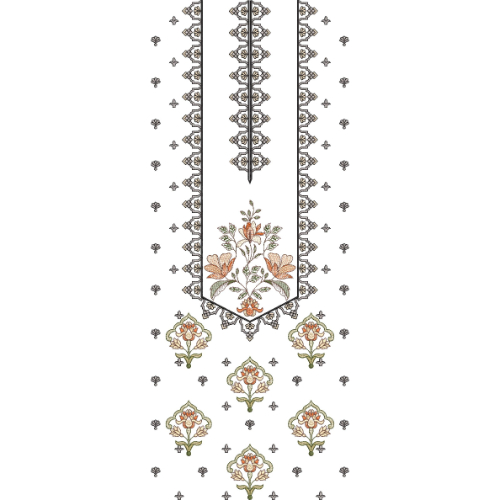 Neck Gala Embroidery Design