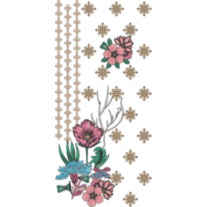 Beautiful Neck Embroidery Design