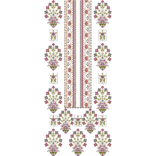 Simple Neck Embroidery Design