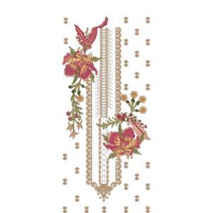 Neckline Embroidery Design