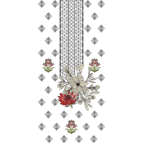 Beautiful Neck Embroidery Design
