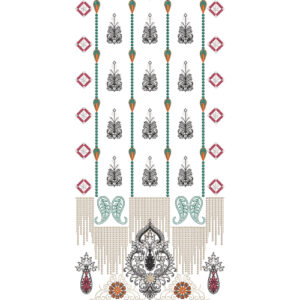Unique Neck Embroidery Design